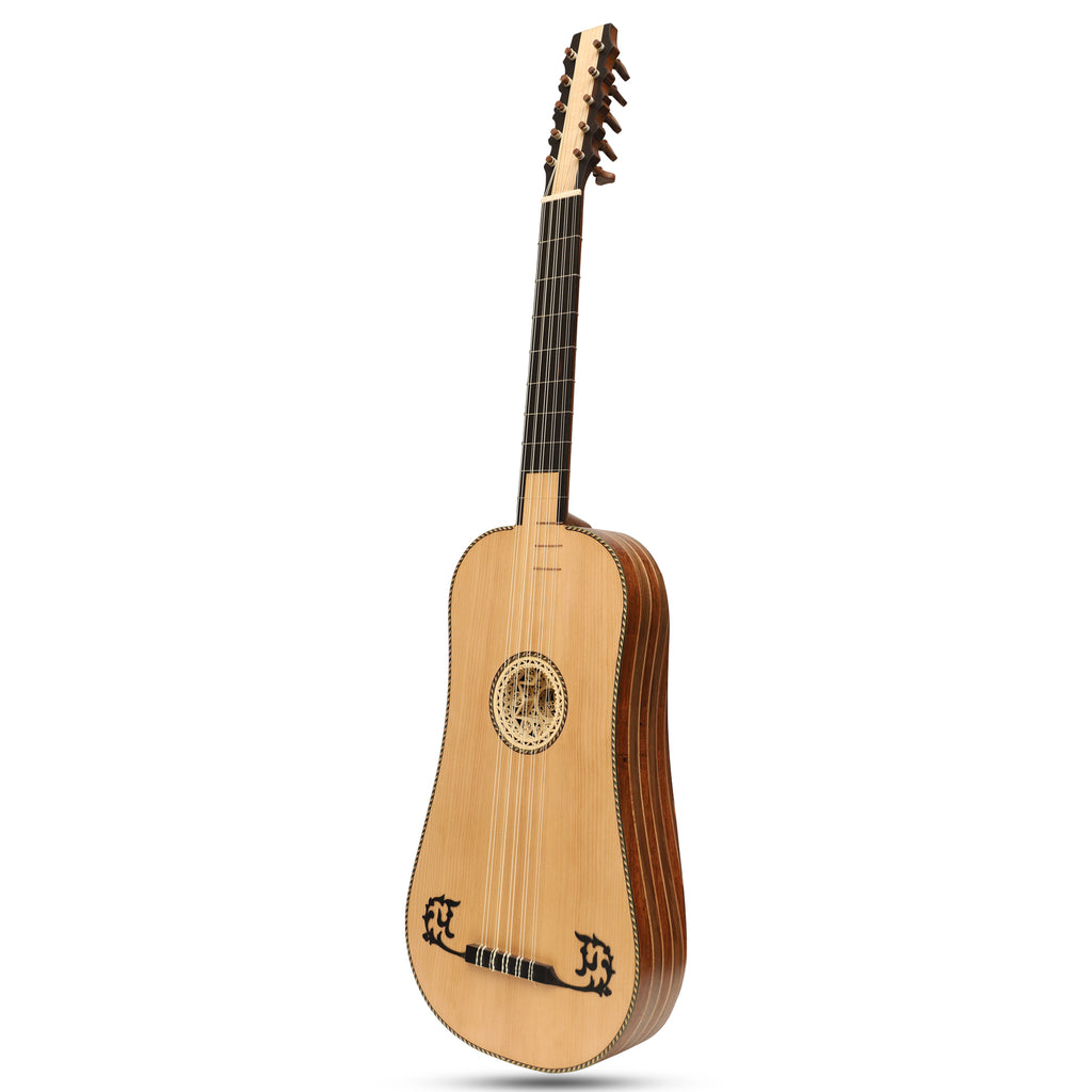 Heartland Sellas Baroque Guitar, 5 Course Right Hand Rosewood