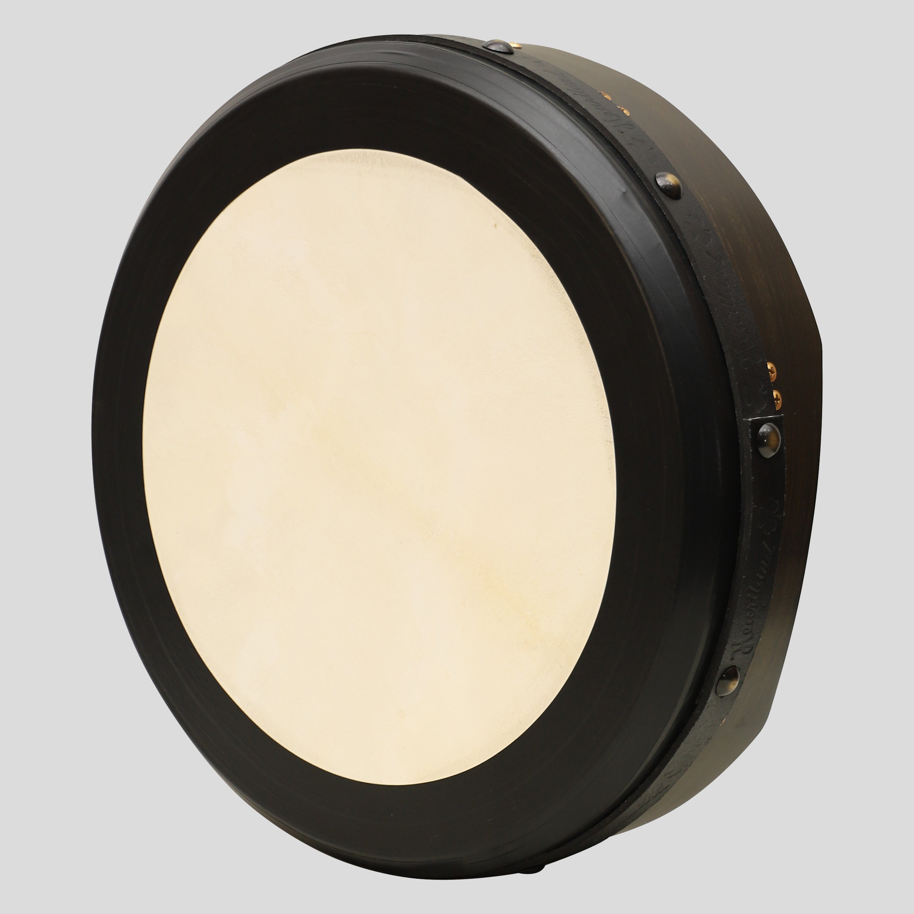 Muzikkon 16"X4" Heartland Tunable Irish Bodhran with T-BAR & Taped Finish Deep Tune