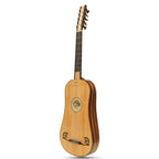 Heartland Sellas Baroque Guitar, 5 Course Left Hand Variegated Walnut Rosewood