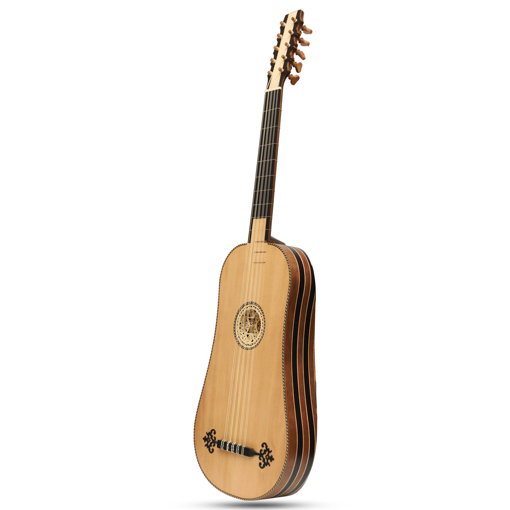 Heartland Sellas Baroque Guitar 5 Course Variegated Walnut Ebony