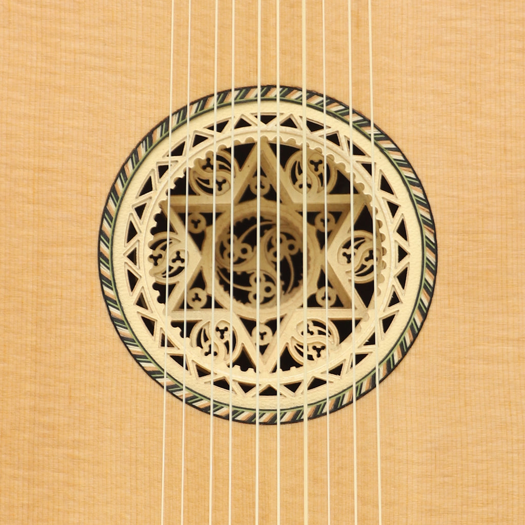 Heartland Sellas Baroque Guitar, 5 Course Left Hand Rosewood