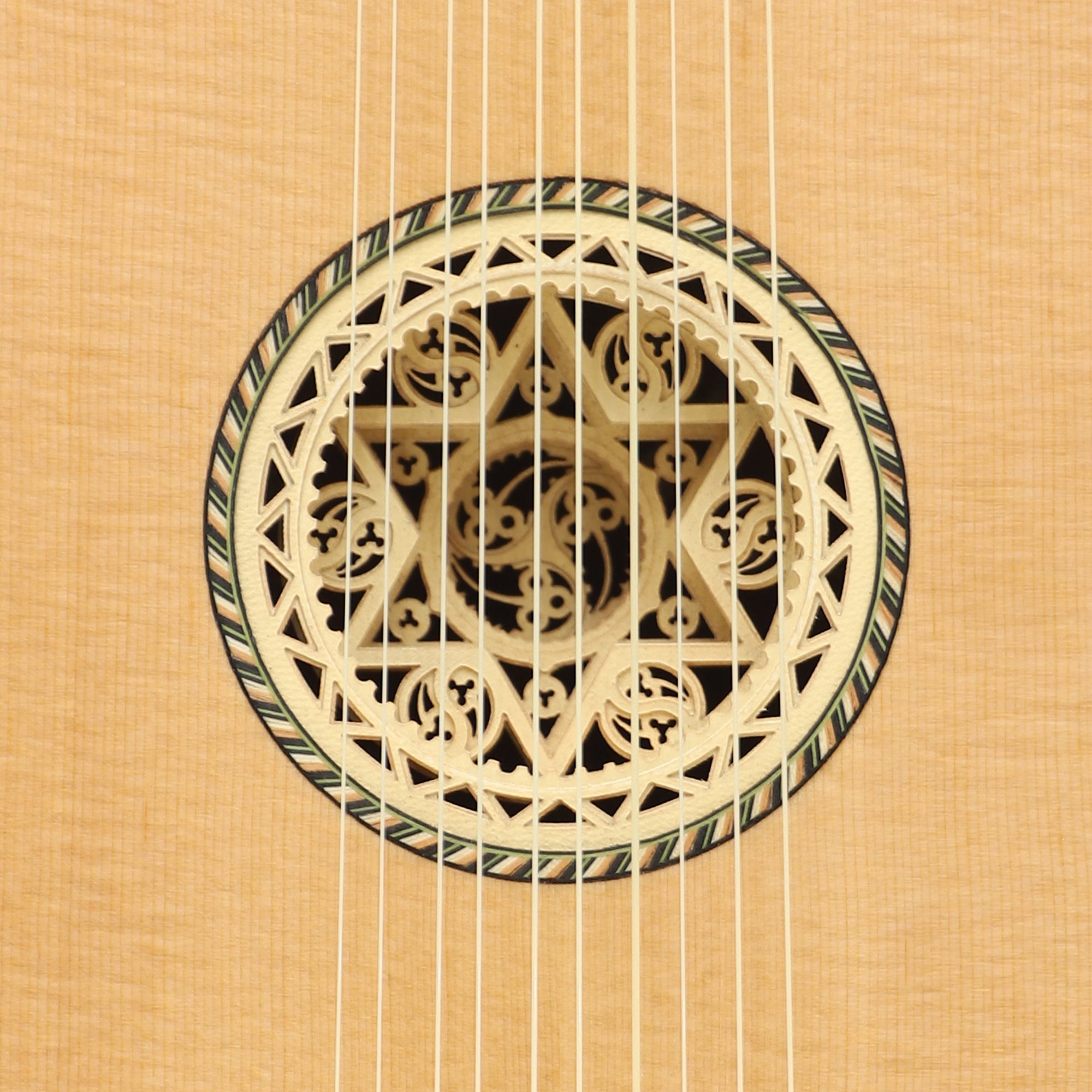 Heartland Sellas Baroque Guitar, 5 Course Left Hand Rosewood