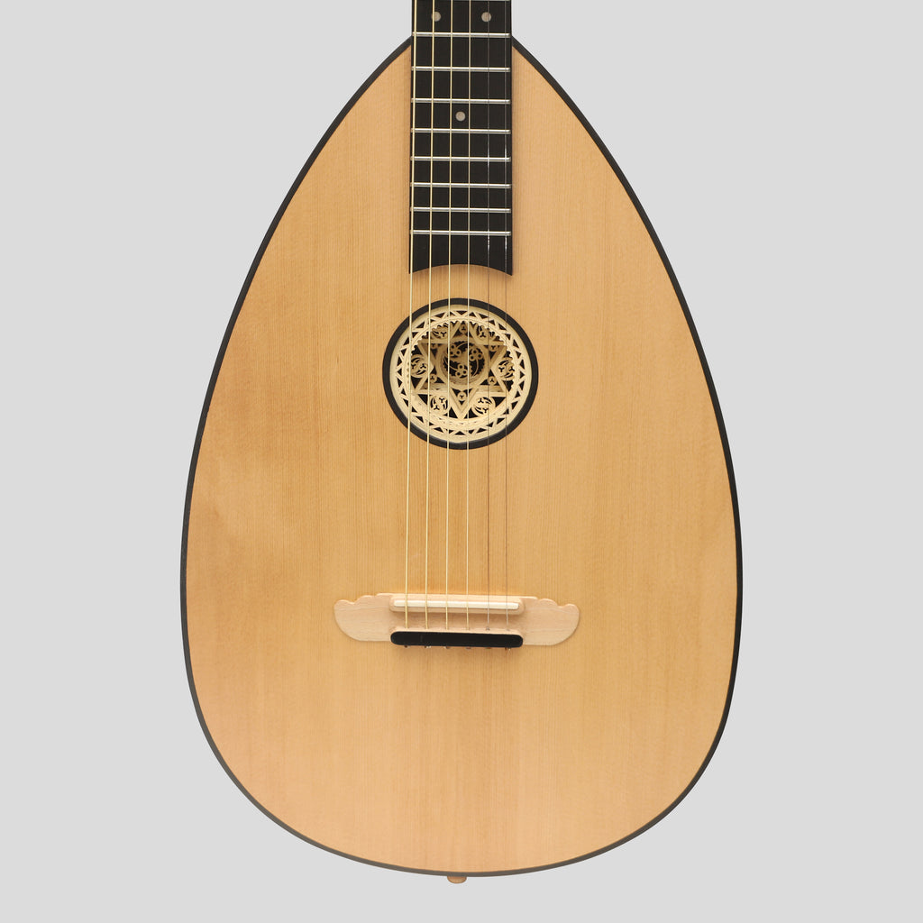 MUZIKKON LUTE GUITAR, 6 STRING MAPLE