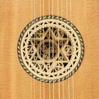 Heartland Sellas Baroque Guitar, 5 Course Left Hand Variegated Walnut Rosewood