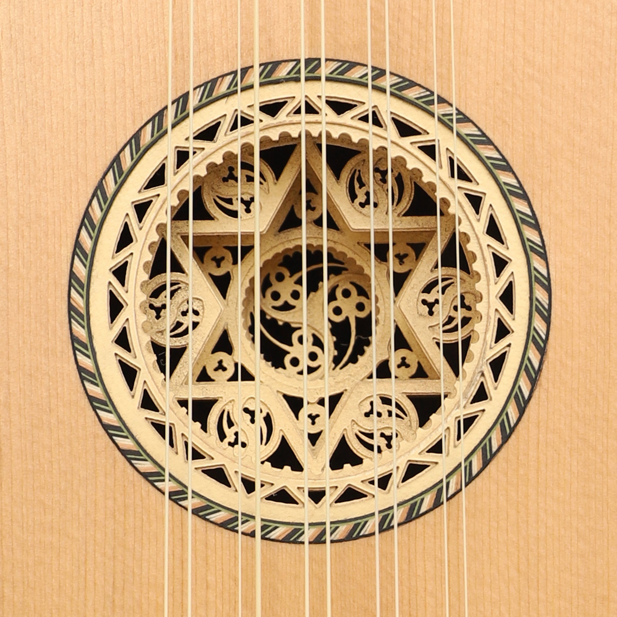 Heartland Sellas Baroque Guitar, 5 Course Walnut