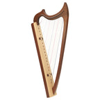 Muzikkon Gothic Harp 19 String Mahogany