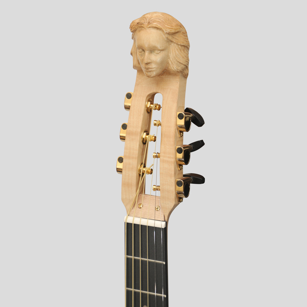 MUZIKKON LUTE GUITAR, 6 STRING MAPLE