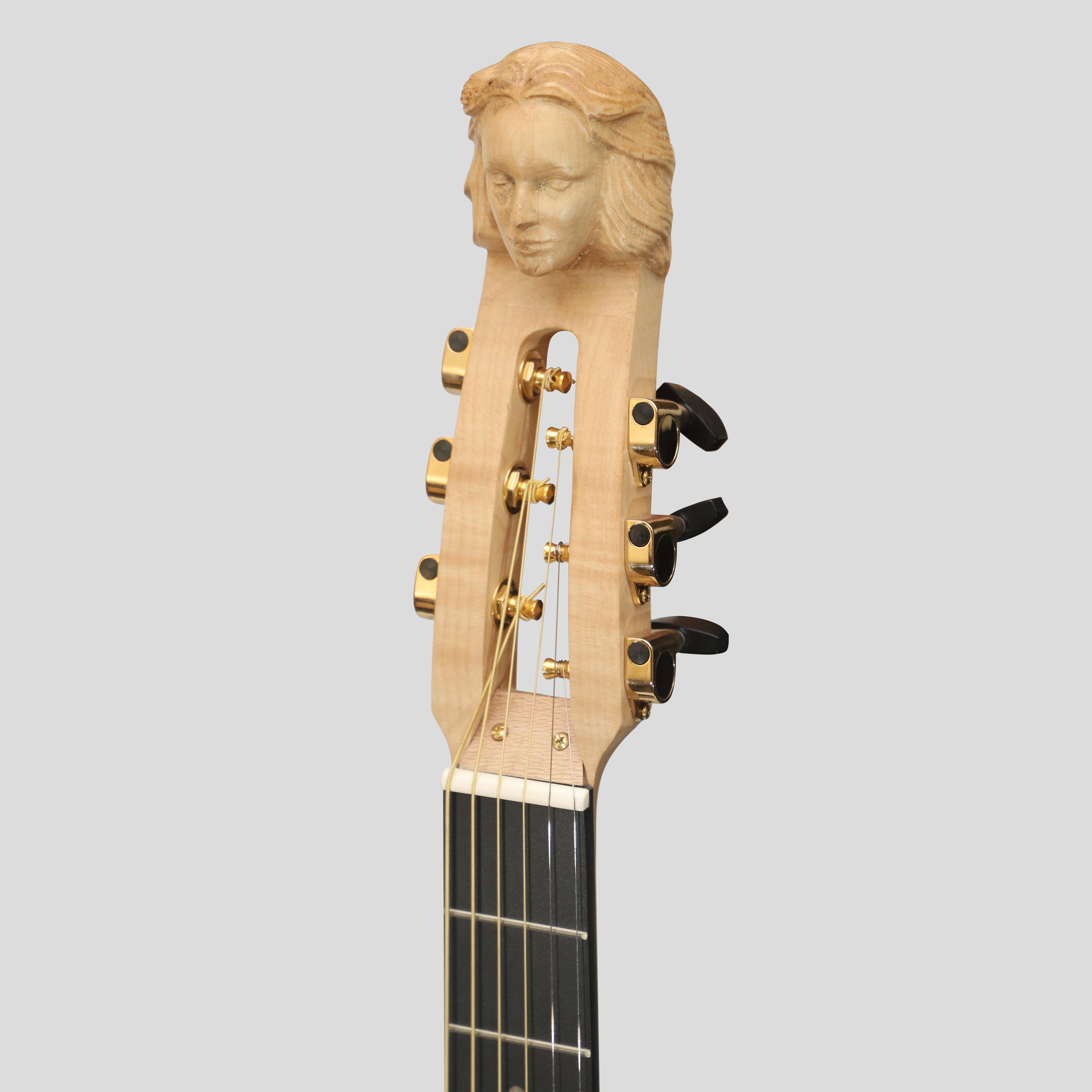 MUZIKKON LUTE GUITAR, 6 STRING MAPLE