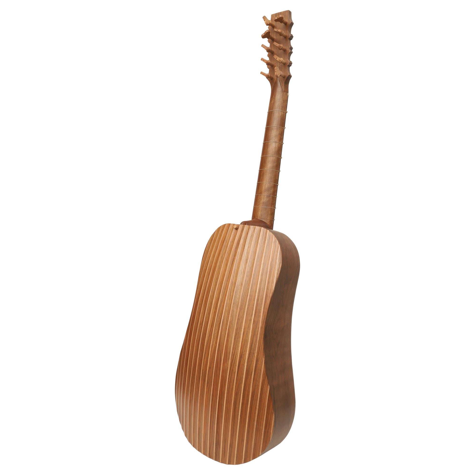 Heartland Sellas Baroque Guitar, 5 Course Walnut