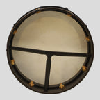 Muzikkon 16"X4" Heartland Tunable Irish Bodhran with T-BAR & Taped Finish Deep Tune