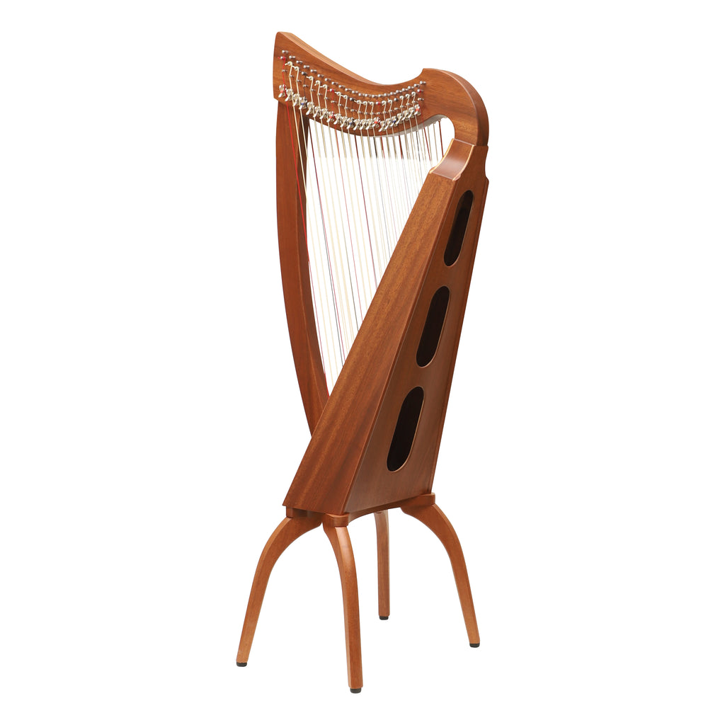 Double Strung harp 2- by 22-string Celtic Style harp, 22 Strings each Side with levers (44 Strings Total)