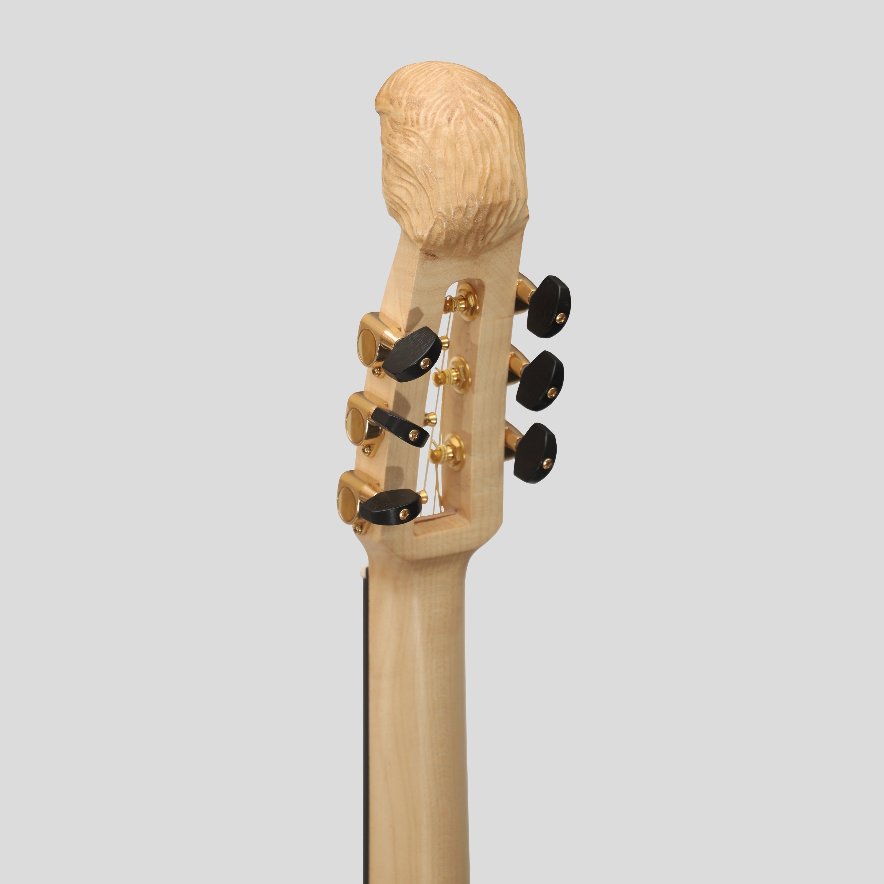 MUZIKKON LUTE GUITAR, 6 STRING MAPLE