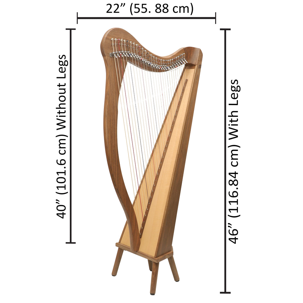 29 String Ard Ri Harp, Celtic Harp