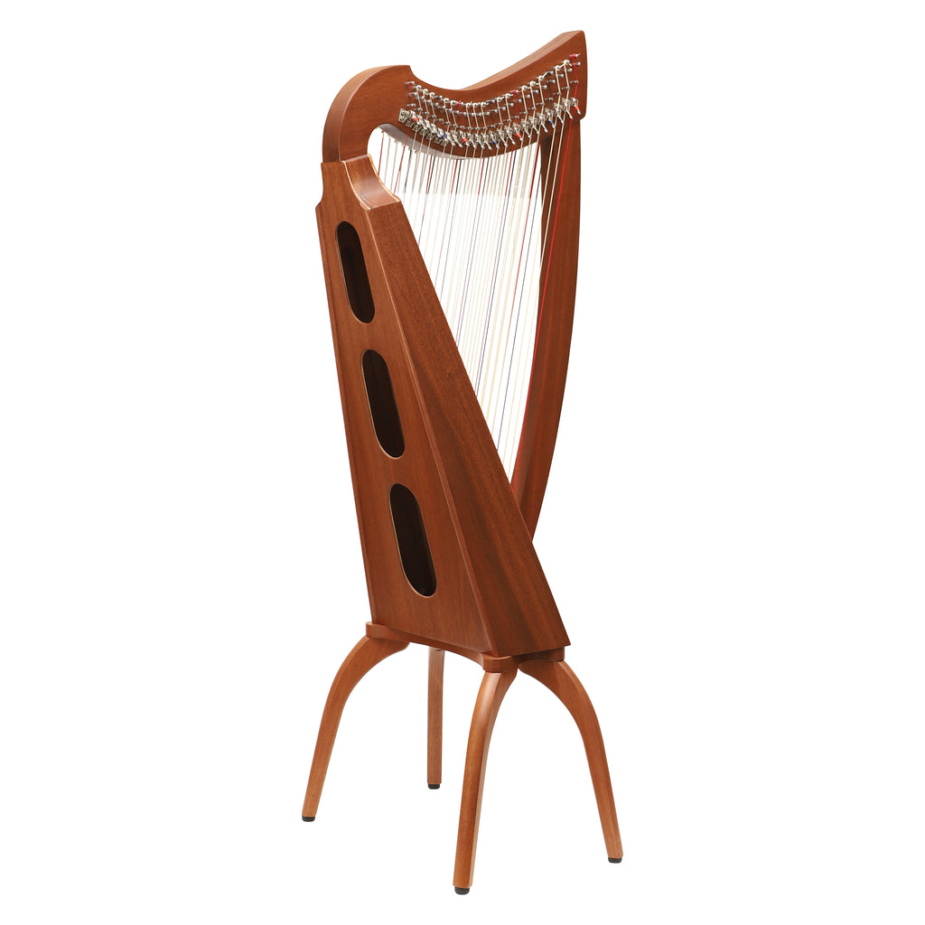 Double Strung harp 2- by 22-string Celtic Style harp, 22 Strings each Side with levers (44 Strings Total)