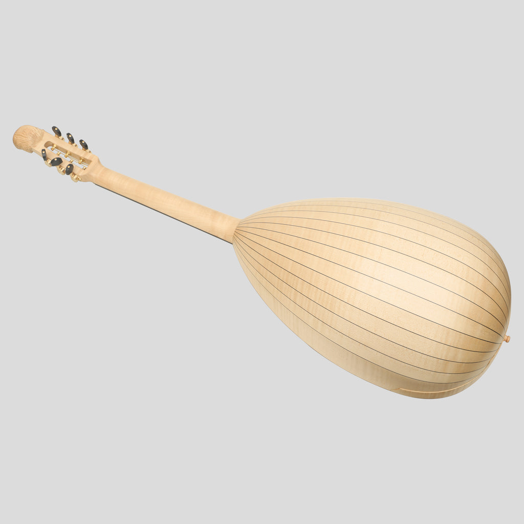 MUZIKKON LUTE GUITAR, 6 STRING MAPLE