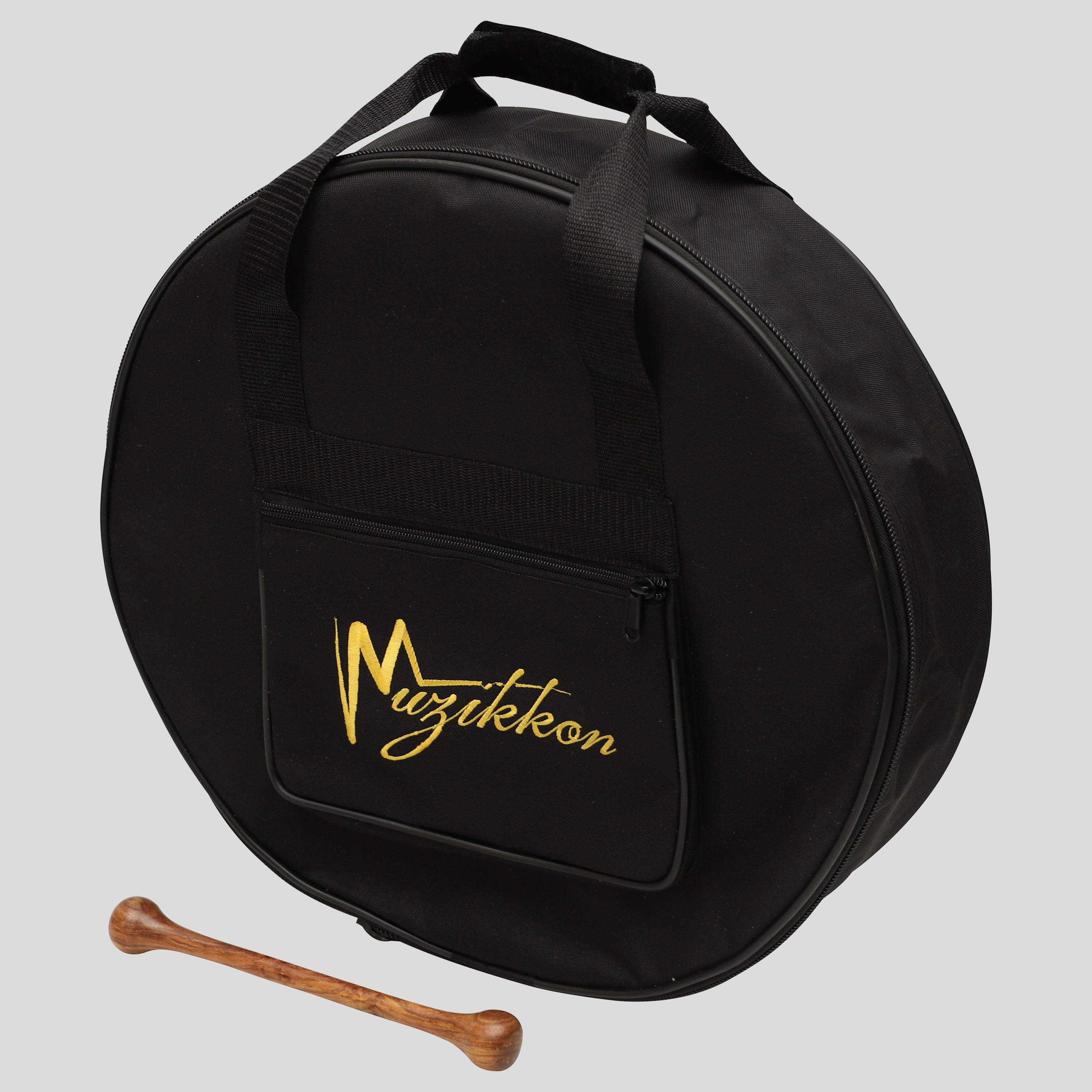 Muzikkon 16”x6" Premium Celtic Irish Bodhran with Easy Tune System Deep Rim T-BAR & Taped Finish