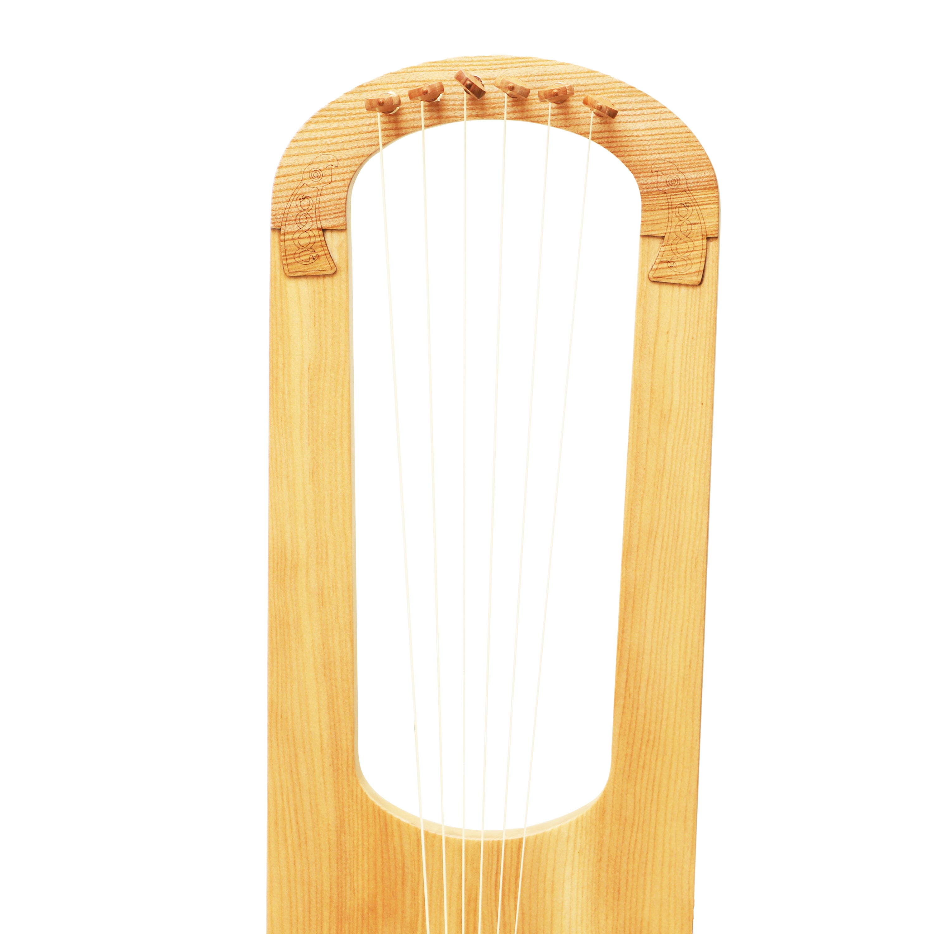Muzikkon Anglo Saxon Lyre Harp After Prittlewell Lyre Mid 7th Century