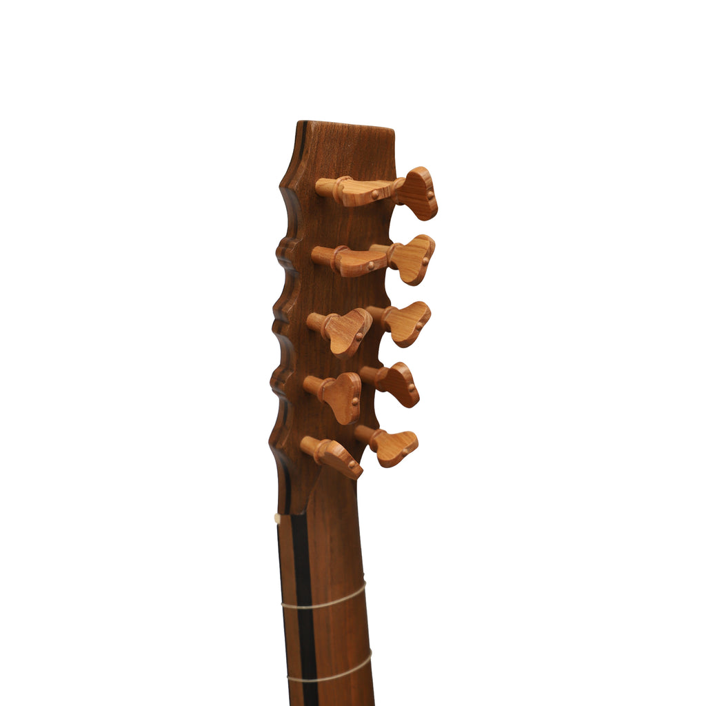 Heartland Sellas Baroque Guitar 5 Course Variegated Walnut Ebony