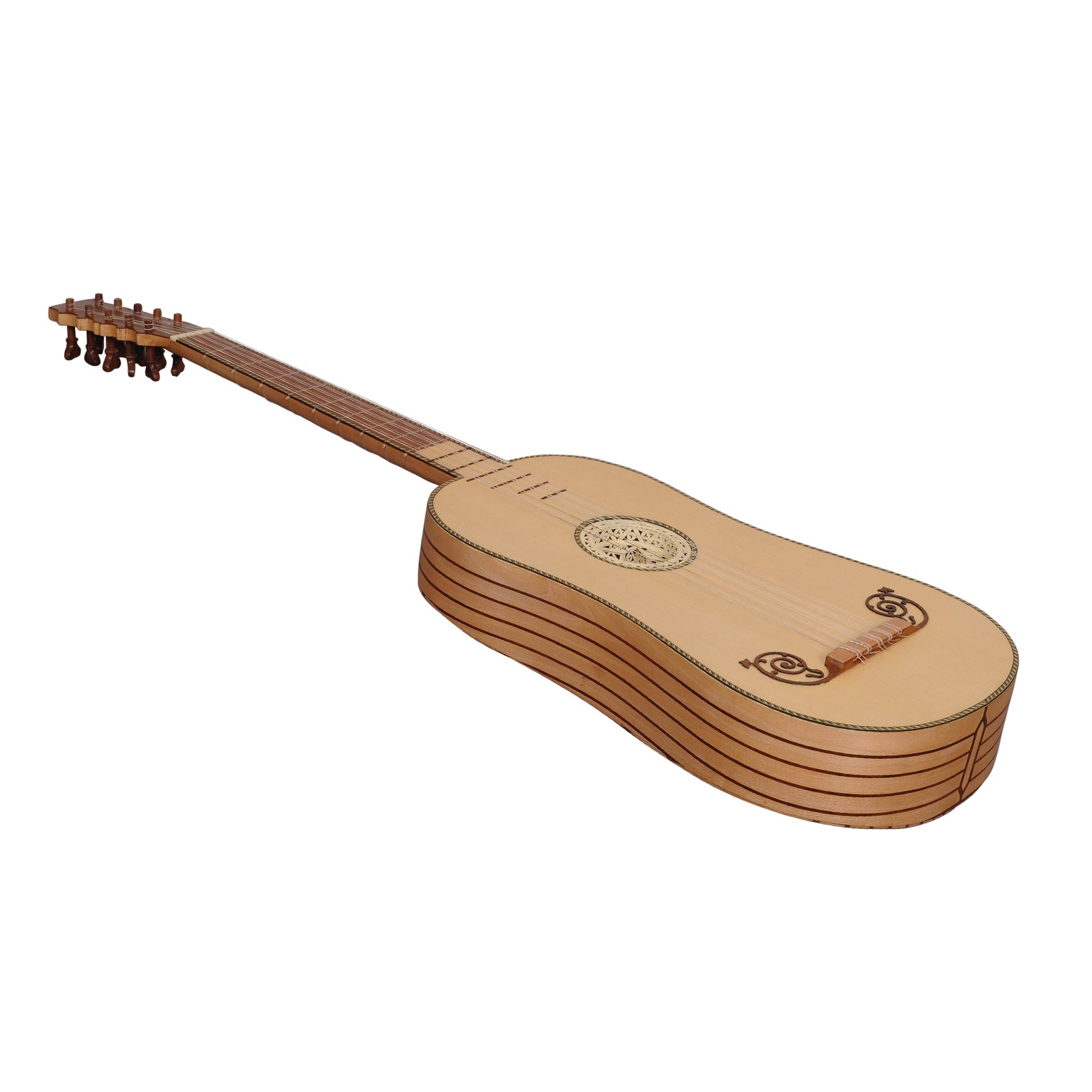 Muzikkon Baroque Guitar, 5 Course After Sellas