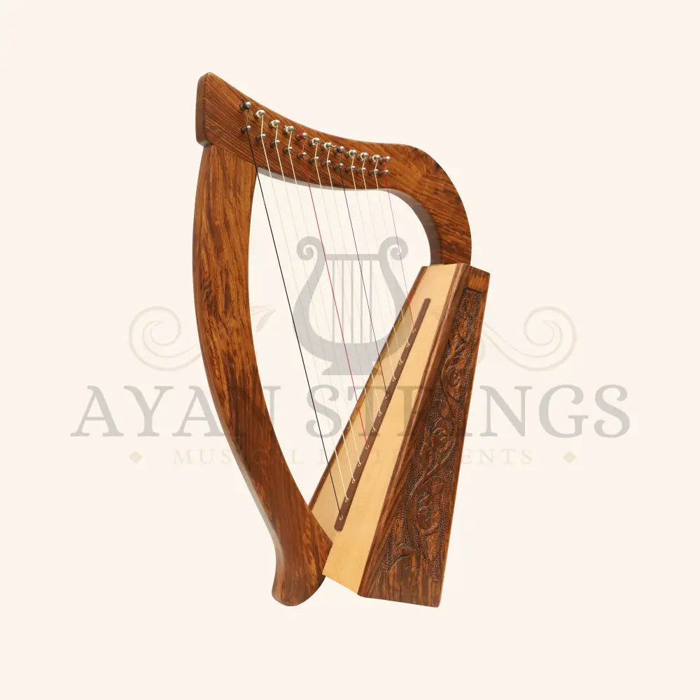 12 String O’Carolan Harp Celtic Harp - Rosewood - Stringed Instruments