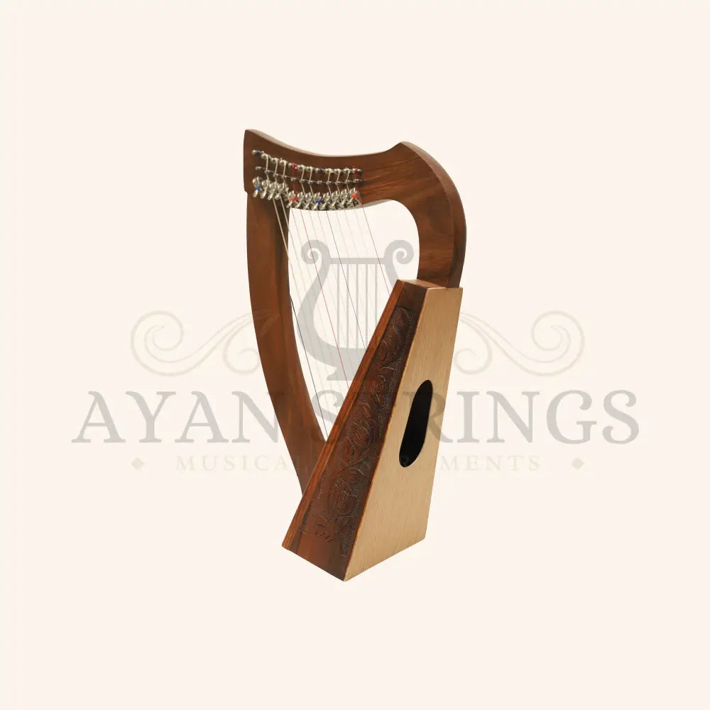 12 String O’Carolan Harp With Sharpening Levers - Stringed Instruments