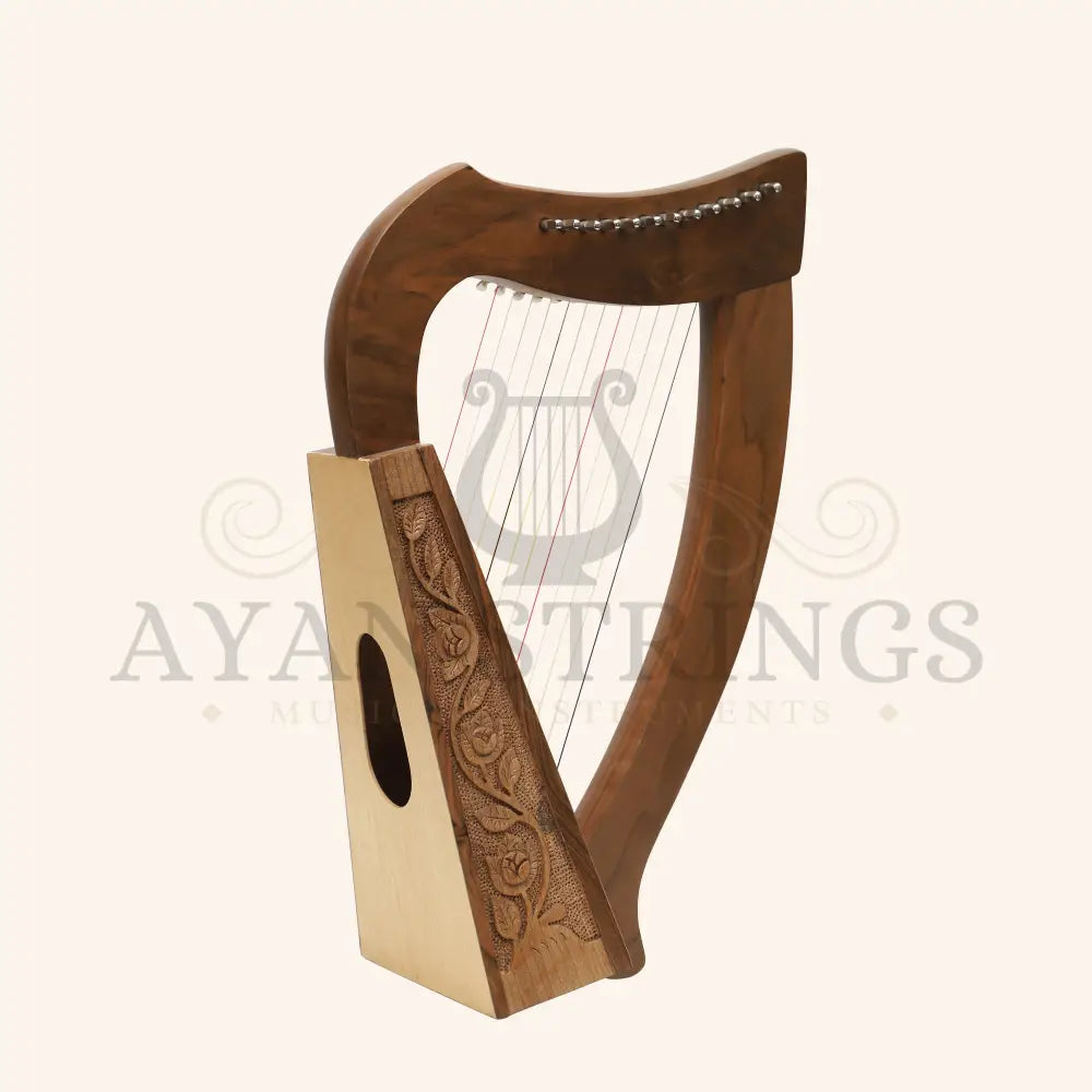 12 String O’Carolan Harp With Sharpening Levers - Stringed Instruments