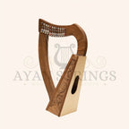12 String O’Carolan Harp With Sharpening Levers - Stringed Instruments
