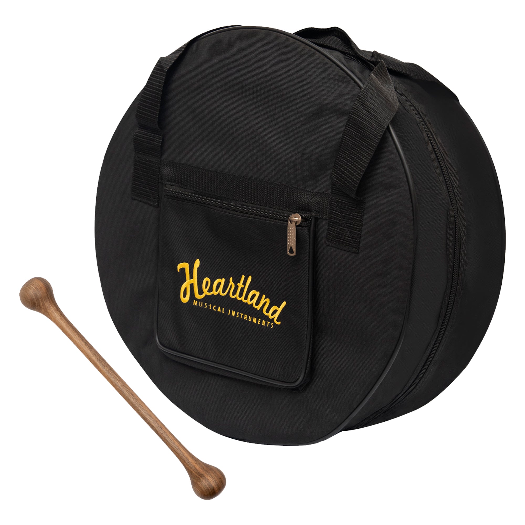Muzikkon 14”x5" (35.5x12.5 cm) Premium Celtic Irish Bodhran With Easy Tune System Deep Rim T- Bar & Taped Finish