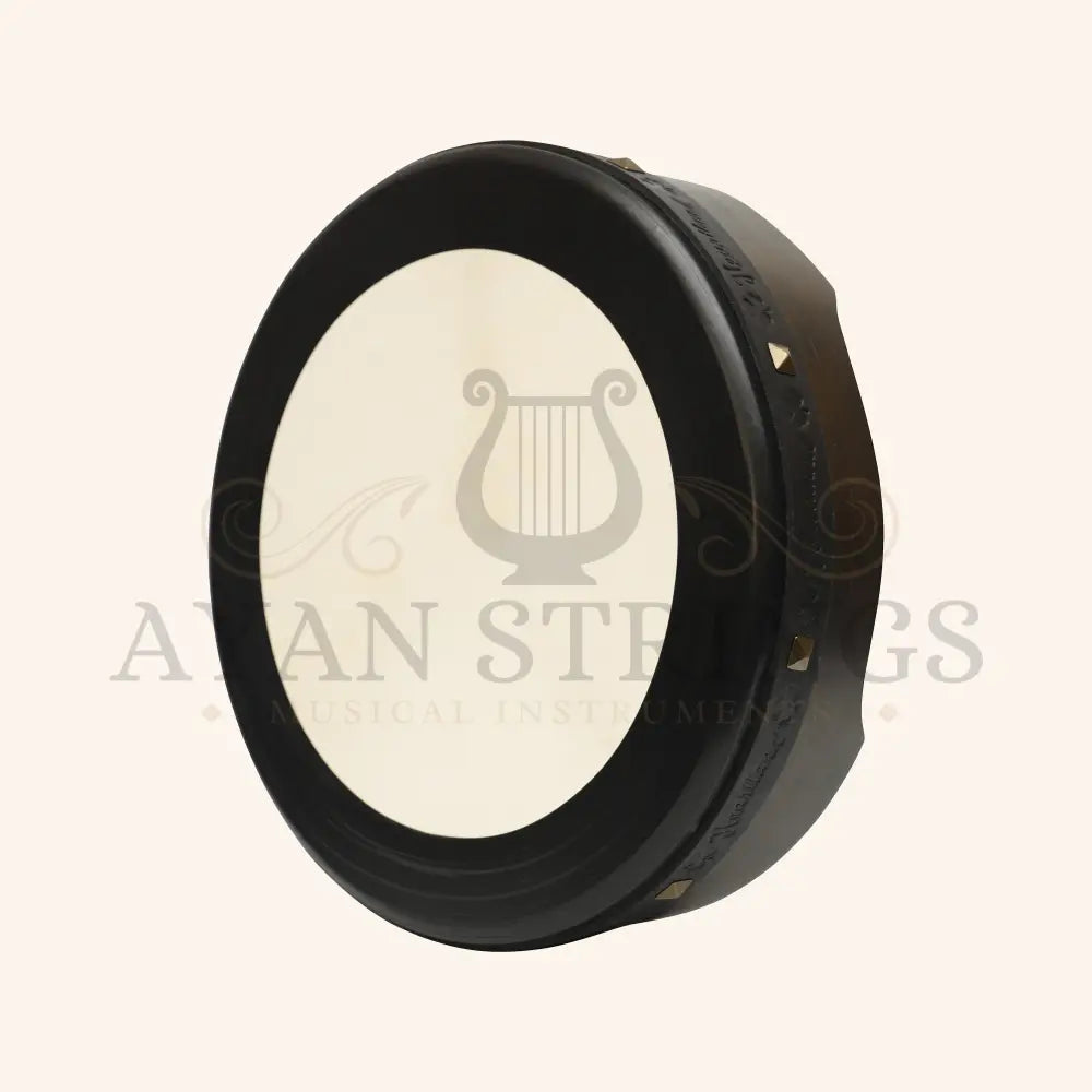 14’’x4’’ (35.5x10.1 cm) Heartland Non Tunable Bodhran T-Bar Deep Tune - Ebony
