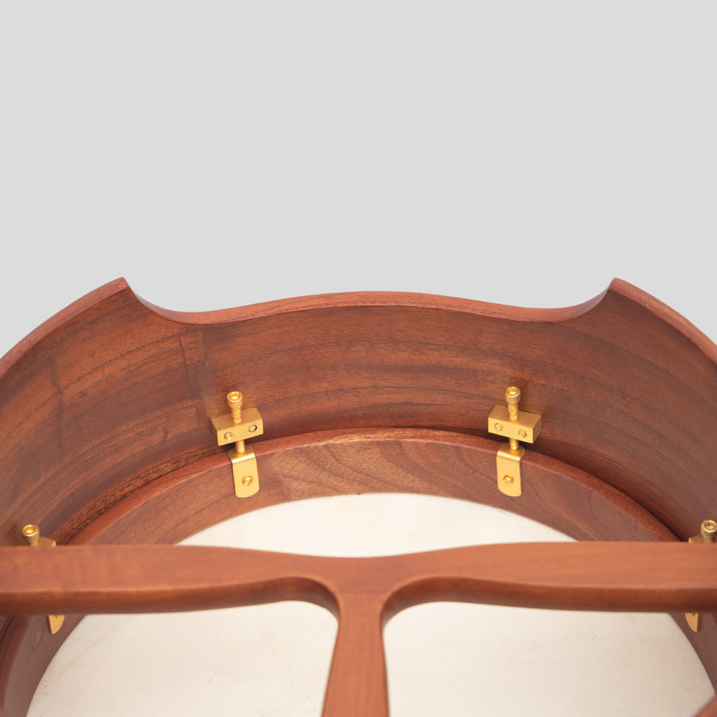 Muzikkon 14"X6" Heartland Tunable Irish Bodhran Drum Deep Rim with T-BAR & Taped Finish Deep Tune