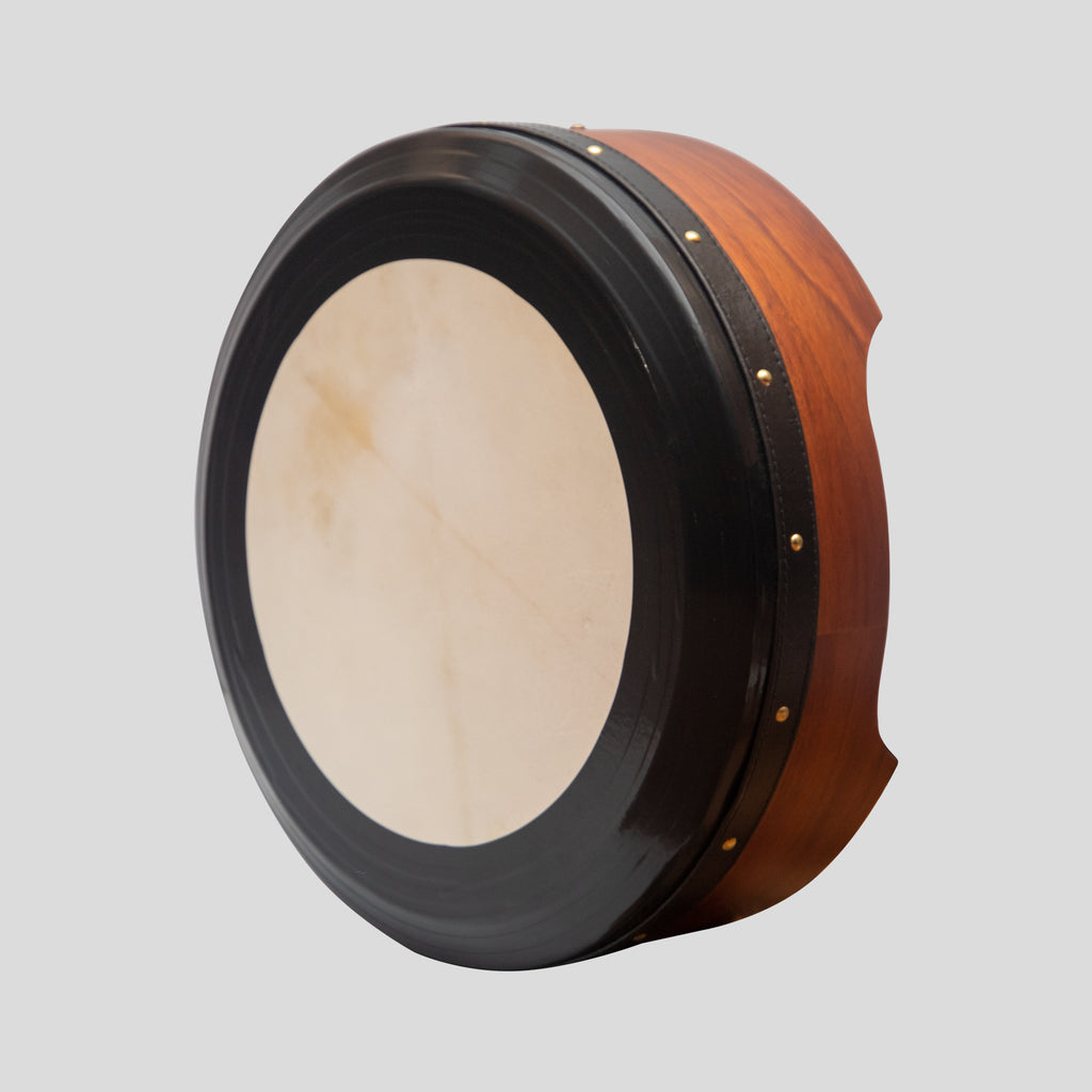 Muzikkon 16”x5" (40.5x12.5 Cm) Premium Celtic Irish Bodhran With Easy Tune System Deep Rim T- Bar & Taped Finish