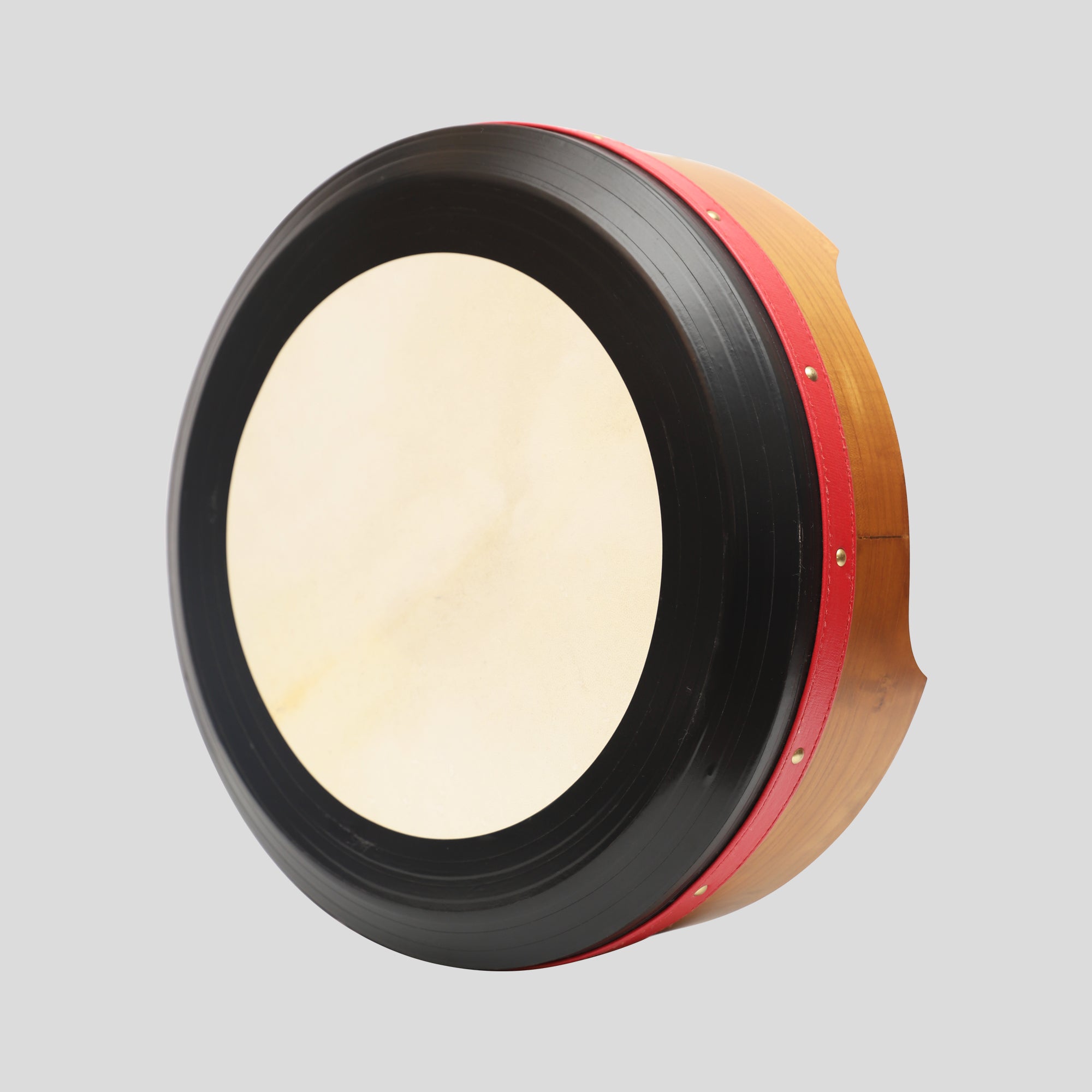Muzikkon 16”x5" (40.5x12.5 Cm) Premium Celtic Irish Bodhran With Easy Tune System Deep Rim T- Bar & Taped Finish
