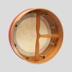 Muzikkon 16”x5" (40.5x12.5 Cm) Premium Celtic Irish Bodhran With Easy Tune System Deep Rim T- Bar & Taped Finish