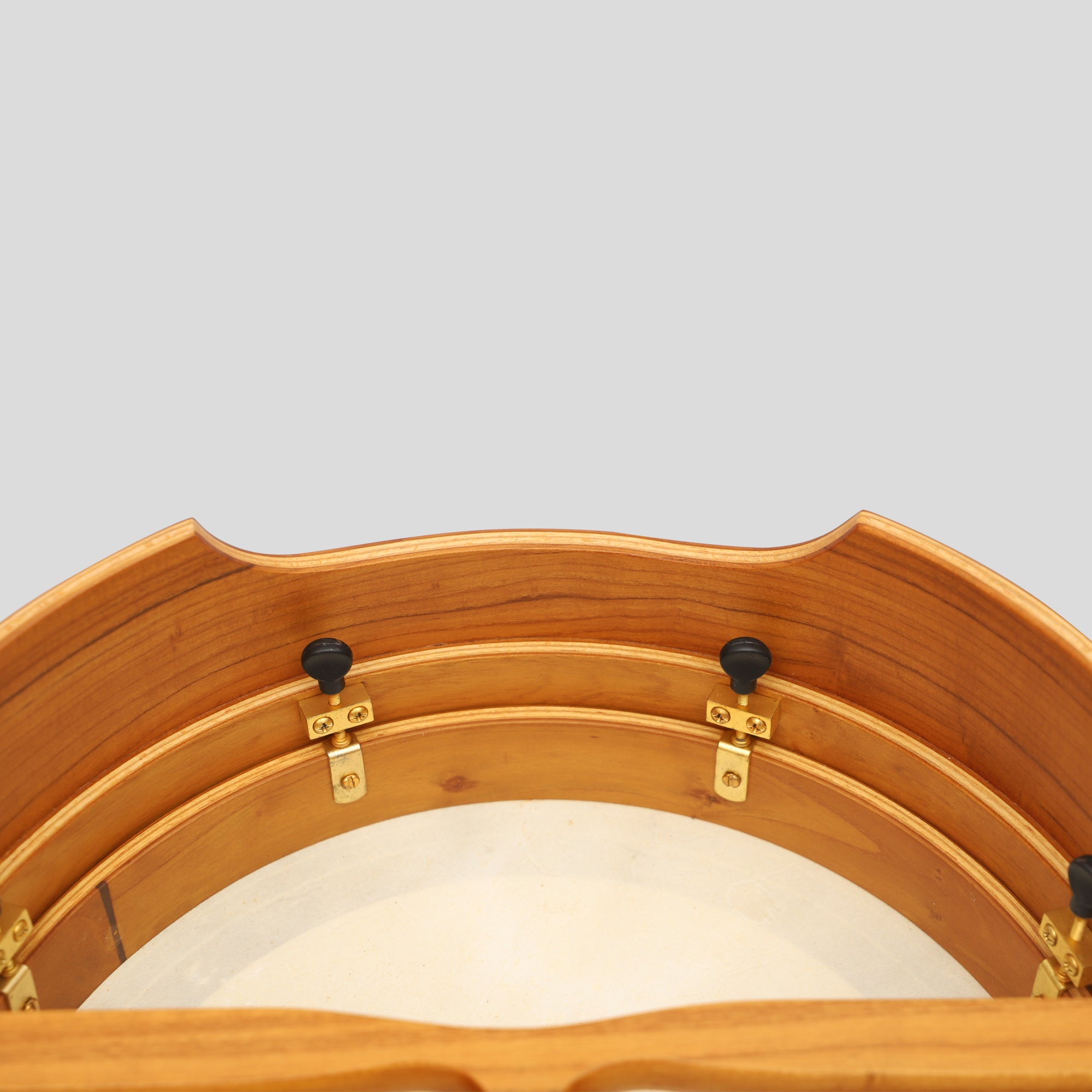 Muzikkon 16”x5" (40.5x12.5 Cm) Premium Celtic Irish Bodhran With Easy Tune System Deep Rim T- Bar & Taped Finish
