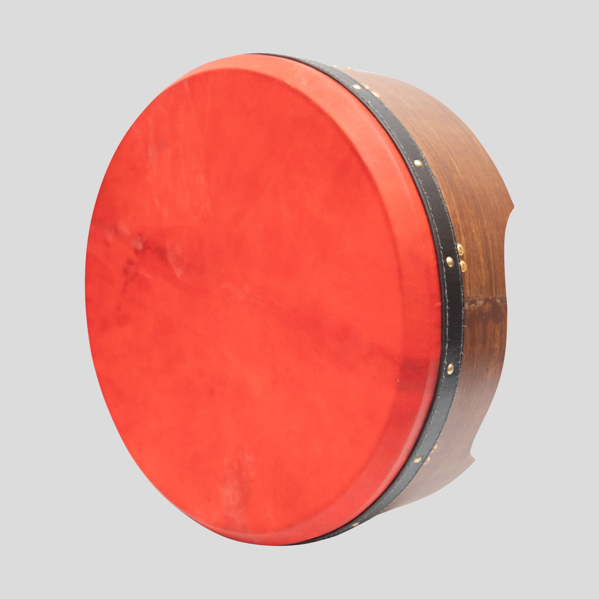 Muzikkon 16"X6" Heartland Tunable Deep Rim Bodhran Rosewood T-Bar Goat Skin