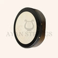 16’’x4’’ (40.6x10.1 cm) Heartland Non Tunable Bodhran T-Bar Deep Tune - Ebony