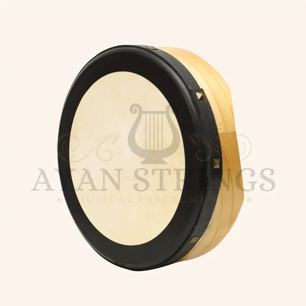 16’’x4’’ (40.6x10.1 cm) Heartland Non Tunable Bodhran T-Bar Deep Tune - Mulberry