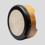 Muzikkon 16"X6" Heartland Tunable Irish Bodhran Drum Deep Rim with T-BAR & Taped Finish Deep Tune, Celtic Irish Bodhran