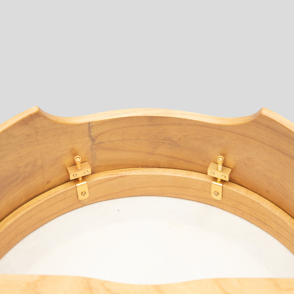 Muzikkon 16"X6" Heartland Tunable Irish Bodhran Drum Deep Rim with T-BAR & Taped Finish Deep Tune, Celtic Irish Bodhran