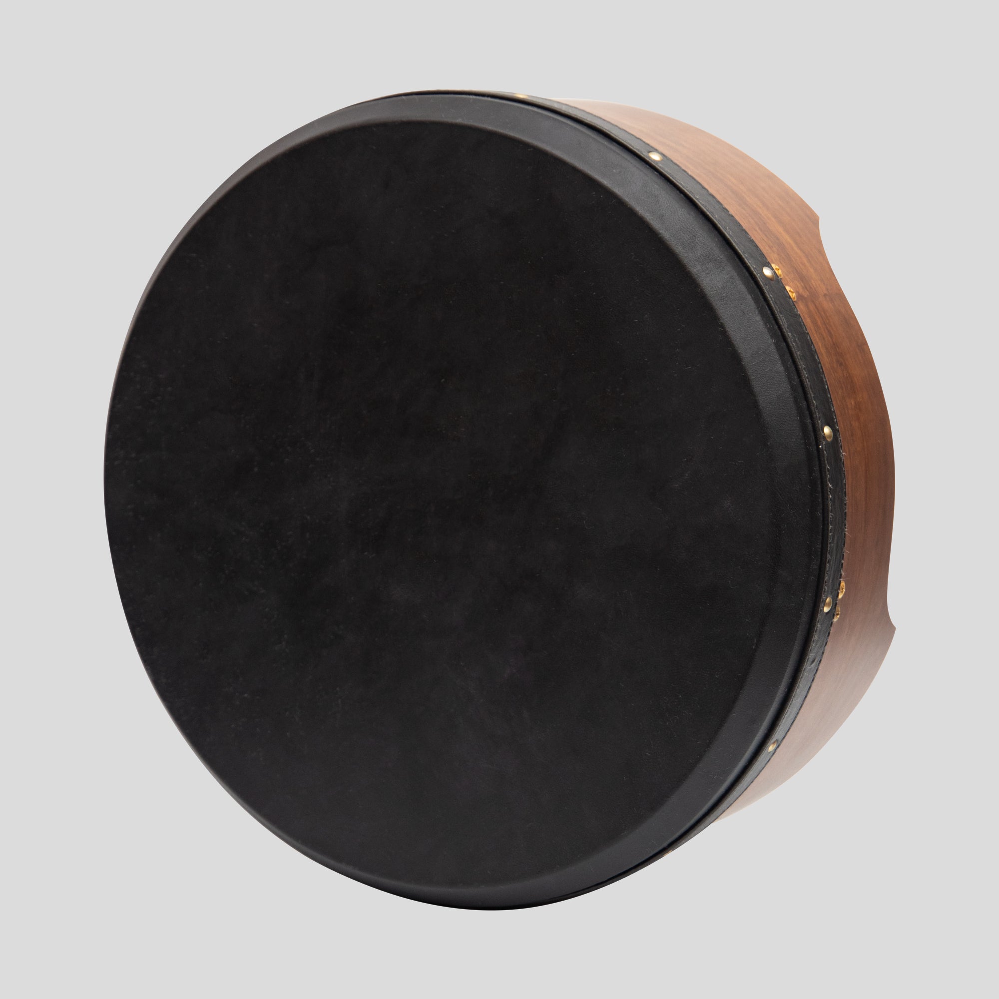 Muzikkon 16"X6" Heartland Tunable Deep Rim Bodhran Rosewood T-Bar Goat Skin