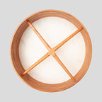 18"x4" (45.5x10 cm) Heartland Non Tunable Bodhran Red Cedar Cross Bar Tapped Deep Tune