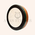 18’’x4’’ (45.5x10 cm) Heartland Non Tunable Bodhran Red Cedar Cross Bar Tapped Deep Tune - Bodhrans