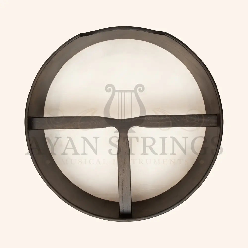 18’’x4’’ Heartland Bodhran Ebony Non Tunable T-Bar Deep Tuned - Bodhrans