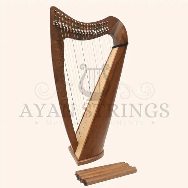19 String Claddagh Harp - Walnut - Stringed Instruments