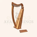 19 String Trinity Harp - Rosewood - Stringed Instruments