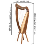 19 String Trinity Harp