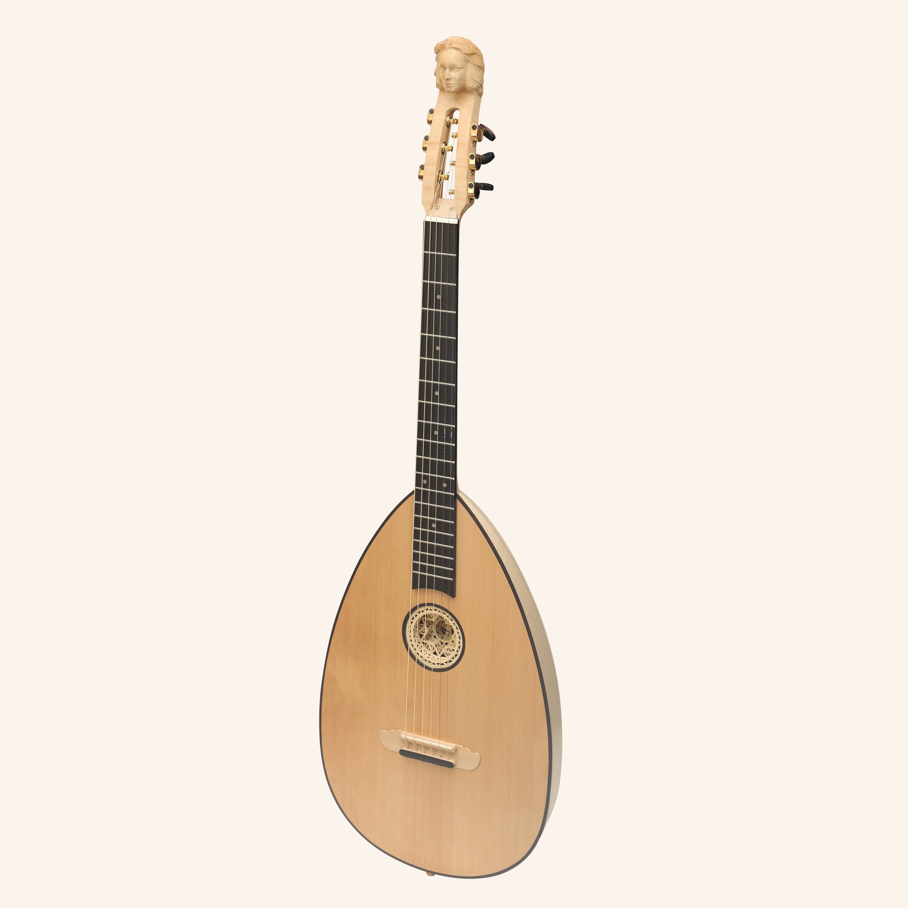 MUZIKKON LUTE GUITAR, 6 STEEL STRINGS