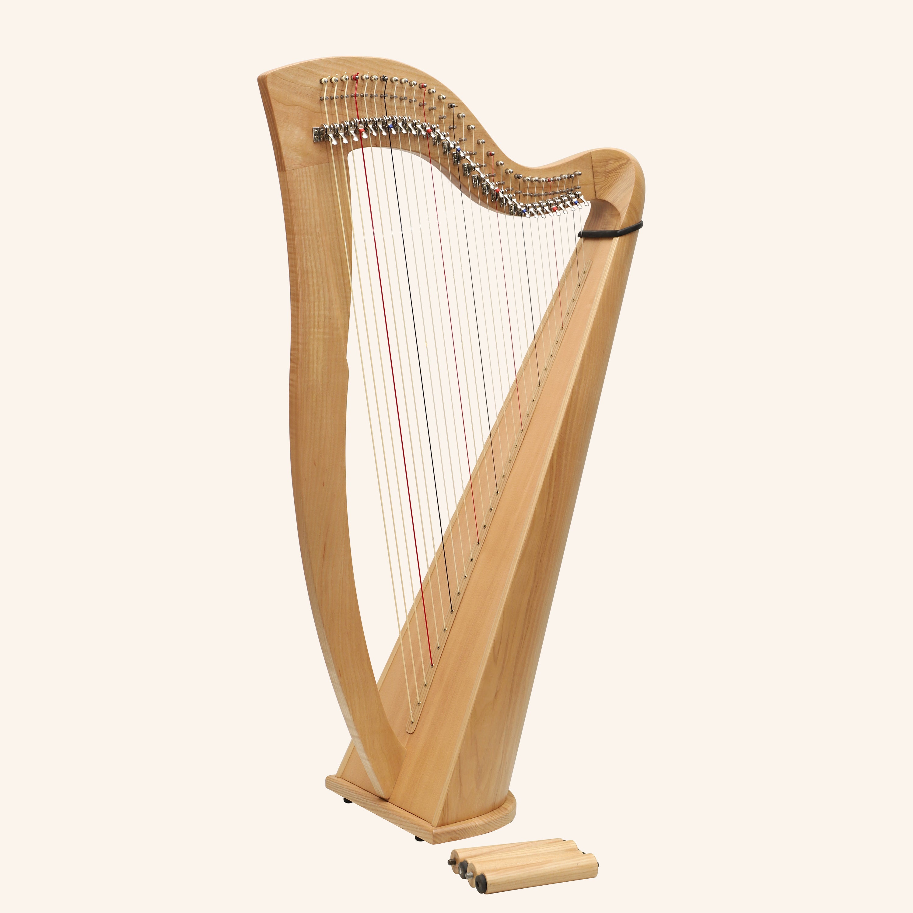 29 Strings McHugh Harp Round Back