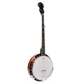 Heartland 5 String Irish Banjo Left Handed Player Series 24 Bracket with Closed Solid Back Sunburst Finish
