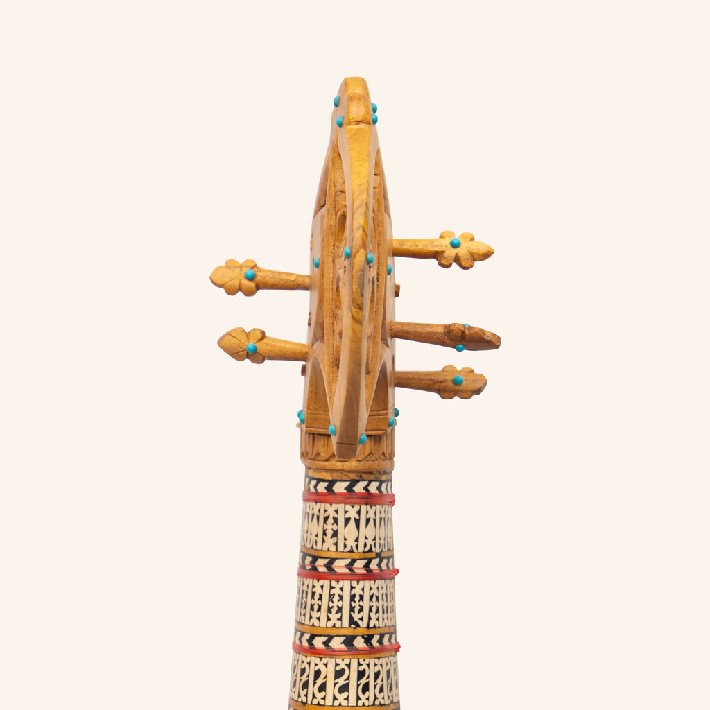 Muzikkon Afghani Rubab Half Sadafi Mulberry